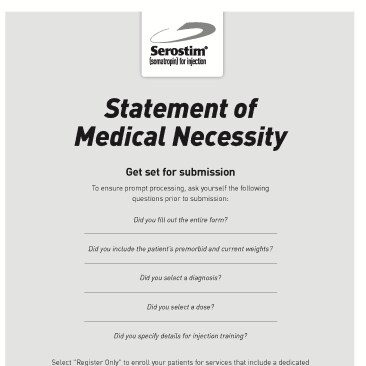 Statement of Medical Necessity (SMN) PDF download