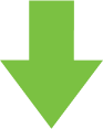 Green arrow pointing down, representing a decrease