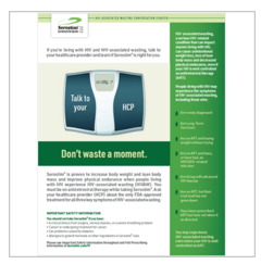 HIV‑associated Wasting Conversation Starter PDF download: helpful resource to support conversations with your HIV‑positive patients